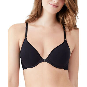 B.tempt'd by Wacoal Women's 34DD Black Inspired Eyelet Front Close Bra NWT